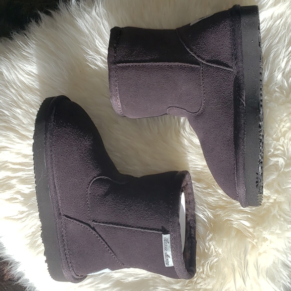 Aussie Merino Chocolate Brown Suede slip on Bootie K9 - Picture 8 of 12